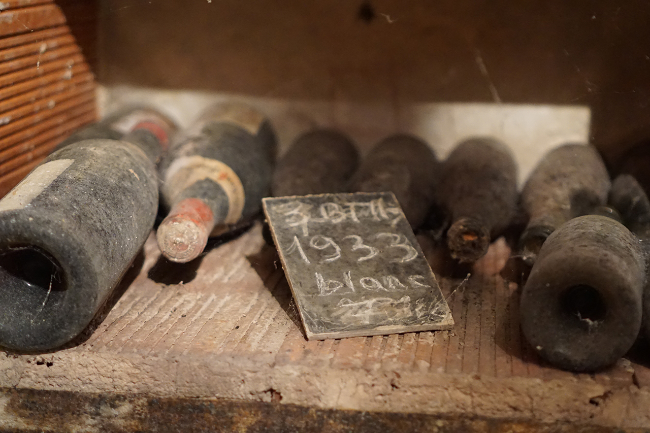 Domaine Roger Sabon has one of the most extensive collections of past vintages in Chateauneuf-du-Pape