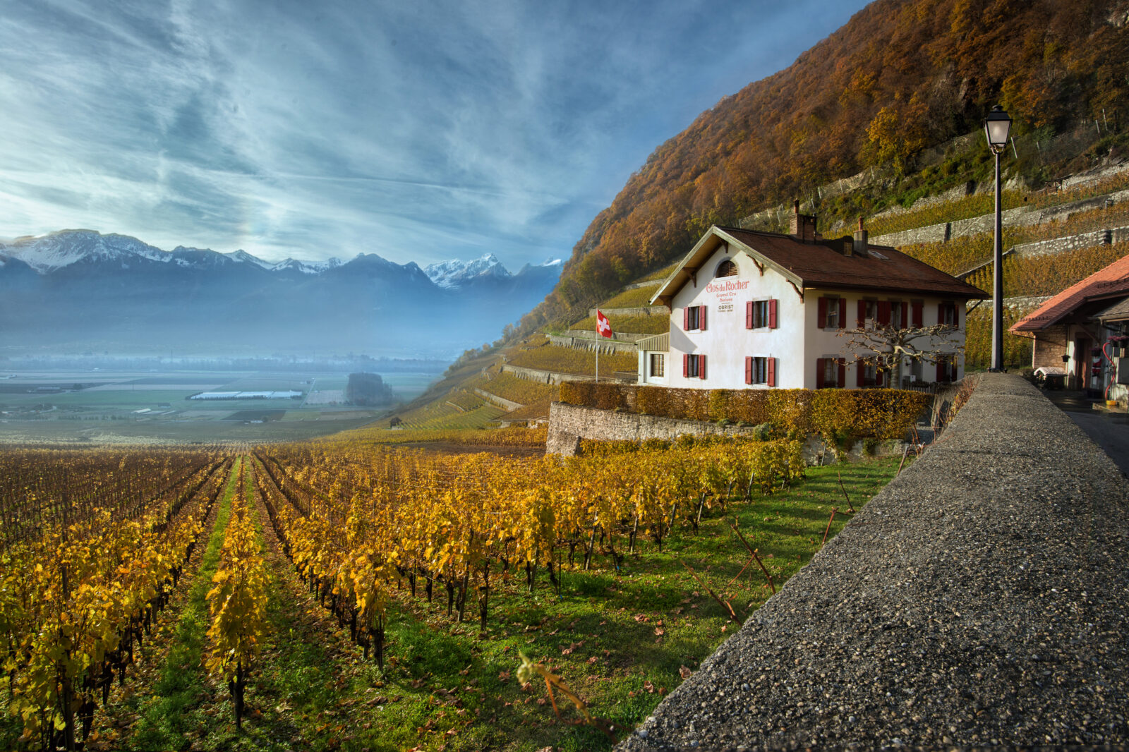 Stunning views of Clos du Rocher