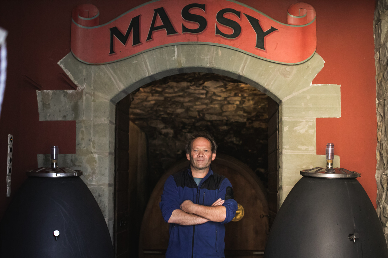 Cellermaster Albert Chabloz, who has been at Maison Massy for twenty years.